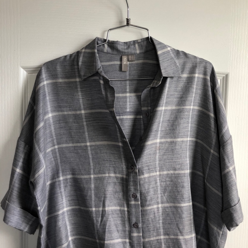 ASOS cropped button up